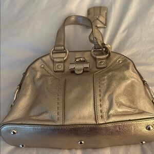 Yves Saint Laurent Shimmering Gold Satchel
